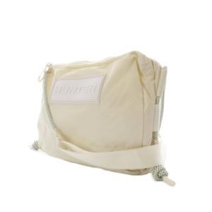 HUNTER トラベル リップストップ リサイクル ナイロン サコッシュ SHADED WHITE ショルダーバッグ