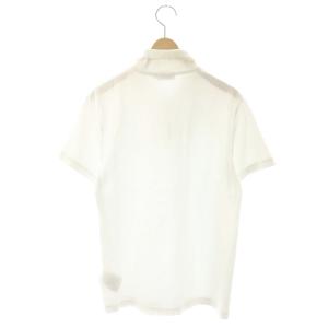 MONCLER maglia polo manica corta 半袖ポロシャツ 鹿の子 S ホワイト /ES OS