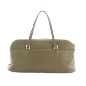 FOXEY ハンドバッグ レザー ベージュ