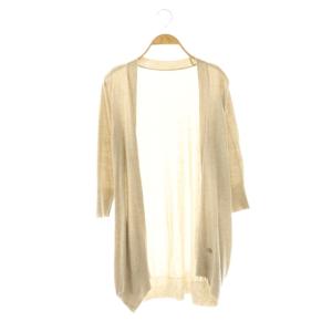 カシミヤカーディガン シルク混 F ベージュ 31499