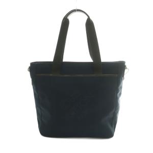 LOUIS VUITTON ダミエジェアン ジョングルール 2WAY トートバッグ ネイビー ブラウン N48089