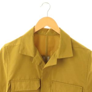 Rick Owens RU01B1296 FOGACHINE S/S シャツ 48 カーキ
