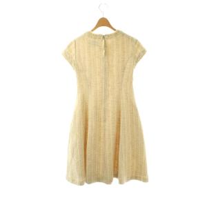 FOXEY Botanical ツイードワンピース 38 ライトベージュ