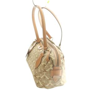 ANNA SUI ウォールハート ミニボストン ハンドバッグ ベージュ /SS OS