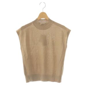 24AW LAWRENCE SHARRON ニット セーター ノースリーブ S32 ベージュ /ES OS