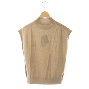 theory luxe 24AW LAWRENCE SHARRON ニット セーター ノースリーブ S32 ベージュ /ES OS