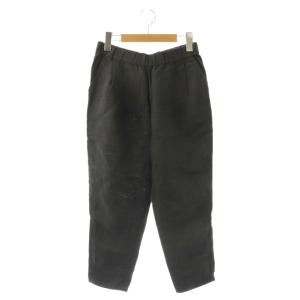 linen tuck pants テーパードパンツ リネン 1 チャコール /ES OS