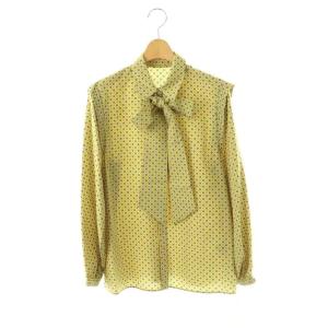 24SS コモンフラワープリント ボウタイブラウス シャツ 36 ? /SY OS