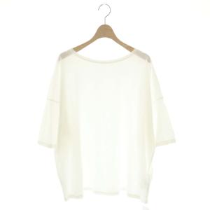 25SS ドライタッチコットンS/S-Tee Tシャツ F ホワイト 無地 ラウンドネック 半袖 /OK