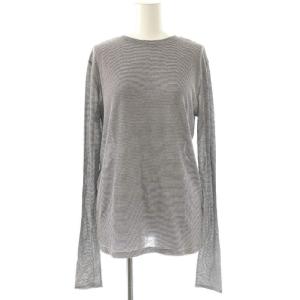 25AW HTシアーロングTee NEW Tシャツ カットソー 長袖 ボーダー ブラック ホワイト /DO