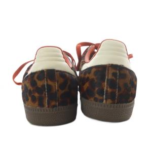 adidas Samba OG スニーカー ローカット レオパード柄 ハラコ US7.5 ブラウン JI2734 /YO23
