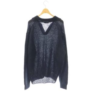AURALEE 25AW BABY SURI ALPACA SHEER KNIT SKIPPER POLO