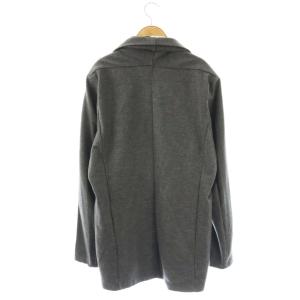 ATTACHMENT ソロテックスダブルフェイスジャケット 上着 ウール XL グレー ショールカラー 長袖 無地 /OK OS