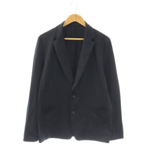 160/1サイロギザPeストレッチ2Bジャケット 上着 XL ネイビー ノッチドラペル 2つボタン 長袖