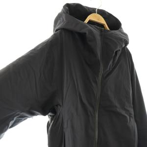 ATTACHMENT 透湿防水3レイヤーNyリップ フーデッドダウンJK 4 ブラック