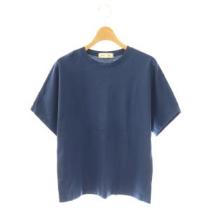 Ron Herman 別注 Tシャツ M ネイビー ブルー 無地 ラウンドネック 半袖 /OK OS SH