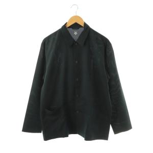 ポーズ PAUSE SCHEMATECH AIR SHIRT COVERALL シャツ ロゴボタン M