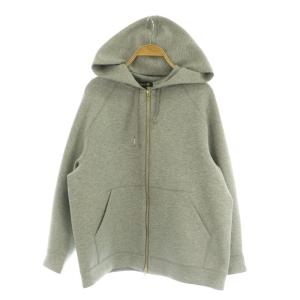 FALL1 ジップアップフーディー スウェットパーカー 1 グレー