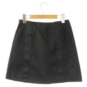 PRADA Re Nylon トライアングルロゴスカート 36S ブラック 21H875