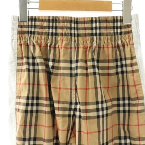 BURBERRY ノバチェックサイドラインワイドパンツ IT36 ベージュ