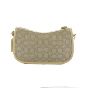 COACH スウィンガー シグネチャー ショルダーバッグ アイボリー C0721 /MI OS