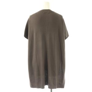 theory luxe KENSINGTON CUORE ニット プルオーバー 38 ダークブラウン /DF OS
