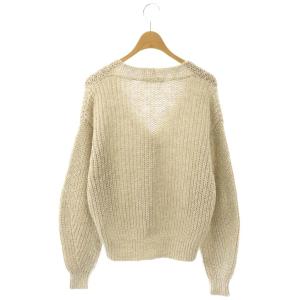 theory luxe SPRING LINEN RHORY カーディガン ニット 38 エクリュ /DF OS