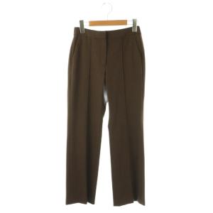 JEREMY STRETCH SAM STR ピンタックパンツ スラックス 032 ブラウン /ES OS