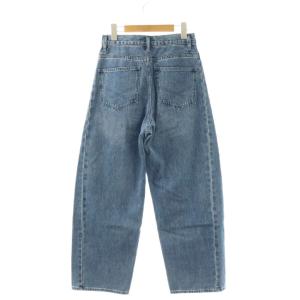 LOUNIE カーヴィワイドデニムパンツ ジーンズ 36 ブルー /HK OS