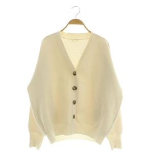 Knit Vneck Cardigan ニットVネックカーディガン オーバーサイズ ライトベージュ /MY