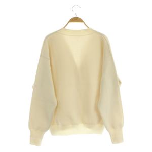 L'Appartement Knit Vneck Cardigan ニットVネックカーディガン オーバーサイズ ライトベージュ /MY