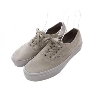 VANS AUTHENTIC SUEDE スニーカー 25cm グレー 無地 ローカット /RI OS