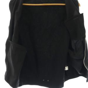 CHROME HEARTS PAPA クロスパッチ コットンナイロン ベスト ジップアップ M ブラック