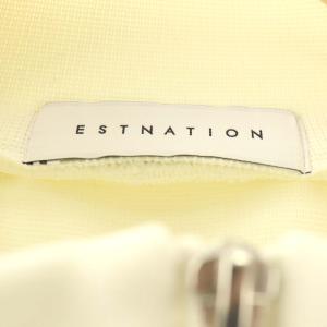 ESTNATION 23SS ジップアップ パーカー ジャケット 上着 M ホワイト 長袖 無地 /OK OS AD