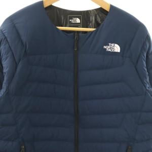 THE NORTH FACE NY81813 Thunder Round neck Jacket ダウンジャケット ノーカラー L ネイビー