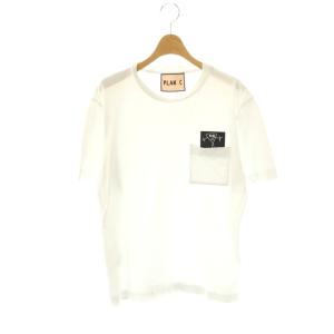 ラバーポケットTシャツ カットソー 半袖 S ホワイト /HK OS SH