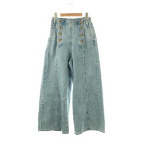 × リー LEE デニムパンツ マリンパンツ ジーンズ ボタンフライ 36 ライトブルー /DO OS
