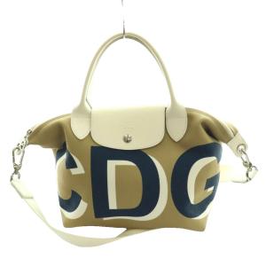 × CDG 2WAYバッグ ハンド ショルダー カーキ /SS OS SH