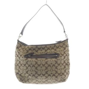 COACH シグネチャー キャンバス ショルダーバッグ 茶色 ブラウン F29941 /SR