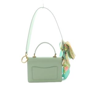 MARC JACOBS THE DOWNTOWN 2WAYバッグ ハンドバッグ ショルダーバッグ フラップ ミントグリーン /MI