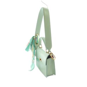 MARC JACOBS THE DOWNTOWN 2WAYバッグ ハンドバッグ ショルダーバッグ フラップ ミントグリーン /MI