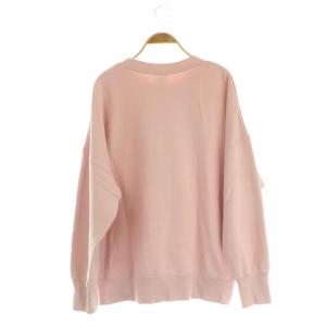gelato pique 24SS DOG柄ワンポイント裏毛プルオーバー スウェット オーバーサイズ ONE ピンク /MY OS