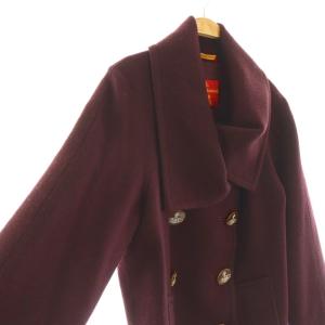 Vivienne Westwood RED LABEL Pコート ウール オーブボタン 2 ボルドー