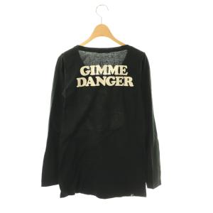 HYSTERIC GLAMOUR The stooges 長袖 Tシャツ F ブラック /HK OS