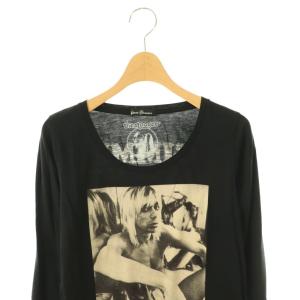 HYSTERIC GLAMOUR The stooges 長袖 Tシャツ F ブラック /HK OS