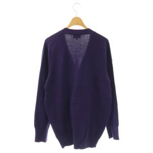 VIVIENNE WESTWOOD MAN コットン Vネック カーディガン ニット 長袖 46 パープル /HK OS