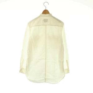 HYSTERIC GLAMOUR バンドカラーシャツ 長袖 M ホワイト /HK OS