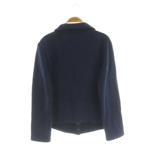 agnes b. ショールカラー プレッション スウェットカーディガン 裏起毛 T3 ネイビー /MY OS