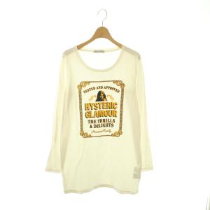ガール 長袖 Tシャツ カットソー F ホワイト /HK OS