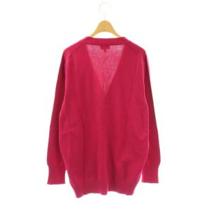 VIVIENNE WESTWOOD MAN コットン Vネック ニット カーディガン 46 ピンク